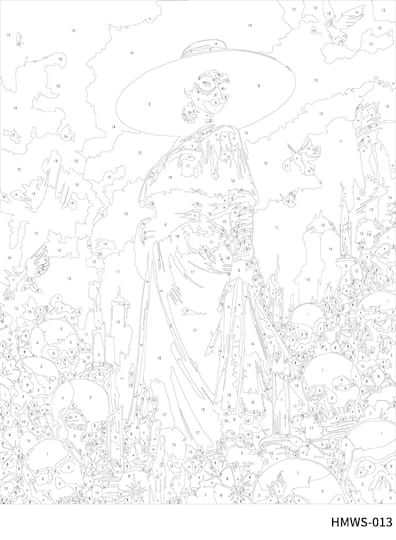 11" x 14" Day of the Dead Paint-by-Number Kit by Artist's Loft®